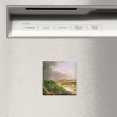 マサチューセッツ州山・ホルヨークから見られるオックスボウ川 マグネット (インサイチュ (食洗機))