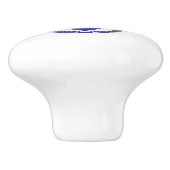 マサチューセッツ州旗とセラミックノブの引っ張り セラミックノブ (側面)