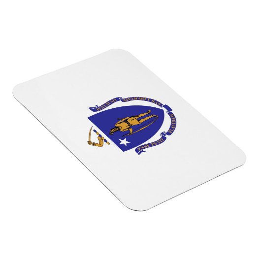 マサチューセッツ州旗を持つ愛国的な柔軟な磁石 マグネット (右側)