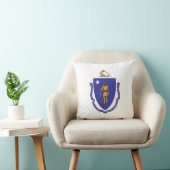 マサチューセッツ州旗アメリカのモージョピロー クッション (椅子)