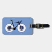 マサチューセッツ州旗サイクリング ラゲッジタグ (正面横)