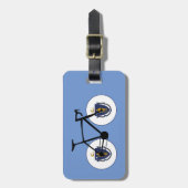 マサチューセッツ州旗サイクリング ラゲッジタグ (正面縦)