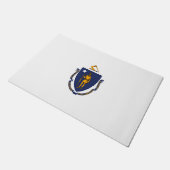 マサチューセッツ州旗デザイン ドアマット (アングル)