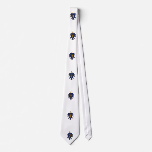 マサチューセッツ州旗デザイン ネクタイ (正面)