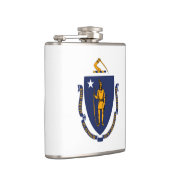 マサチューセッツ州旗デザイン フラスク (右)