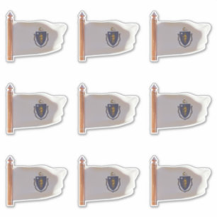 マサチューセッツ州旗州 シール