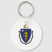 マサチューセッツ州旗 キーホルダー (裏面)