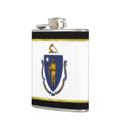 マサチューセッツ州旗 フラスク (左)