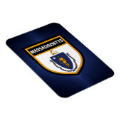 マサチューセッツ州旗 マグネット (右側)