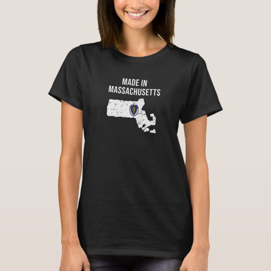 マサチューセッツ州旗 Tシャツ (正面)