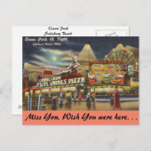 マサチューセッツ州海パークSalisburyビーチ ポストカード (正面/裏面)