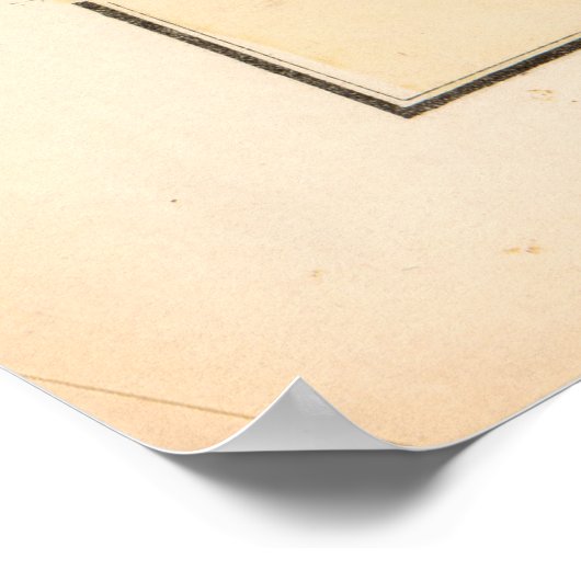 マサチューセッツ州秋リバーシティの地図(1874) ポスター (角)