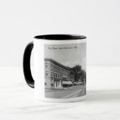 マサチューセッツ州素晴らしバーリントン市ヴィンテージ マグカップ (正面左)