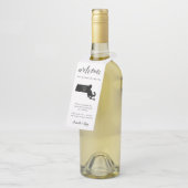 マサチューセッツ州結婚ズ・ウェルカム ボトルネックタグ (アングル)