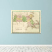 マサチューセッツ州8 キャンバスプリント (インサイチュ (ウッドフロア))