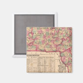 マサチューセッツ州8 マグネット (正面/裏面)