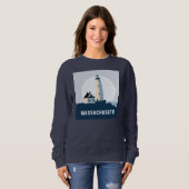 マサチューセッツ州，アメリカ合衆国 スウェットシャツ (正面フル)