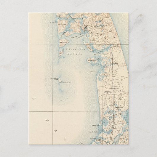 マサチューセッツ州，ウェルフリート ポストカード (正面)