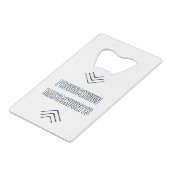 マサチューセッツ州 クレジットカード栓抜き (正面アングル)