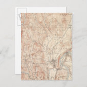 マサチューセッツ州，グリーンフィールド ポストカード (正面/裏面)