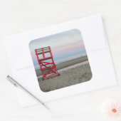 マサチューセッツ州，グロスターグッドハーバービーチ スクエアシール (封筒)