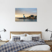 マサチューセッツ州、グロスター州、アニスクーム、アニスクーム キャンバスプリント (インサイチュ (寝室))