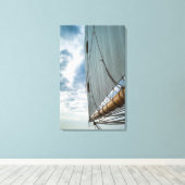 マサチューセッツ州,グロスター,スクーナーフェスティバル4 キャンバスプリント (インサイチュ (ウッドフロア))