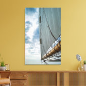 マサチューセッツ州,グロスター,スクーナーフェスティバル4 キャンバスプリント (インサイチュ (リビング))