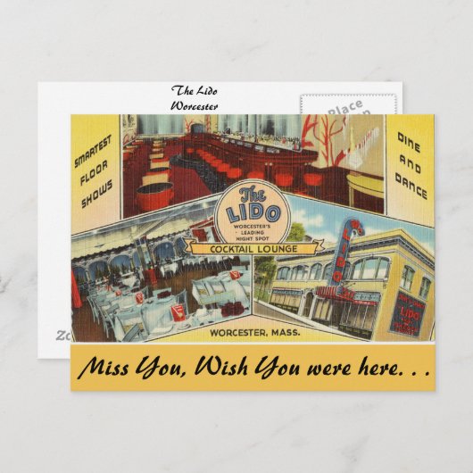 マサチューセッツ州,ザリド,ワーチェスター ポストカード (正面/裏面)