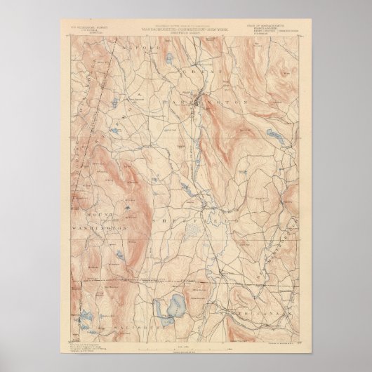 マサチューセッツ州,シェフィールド ポスター (正面)