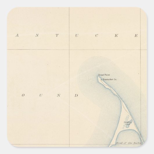 マサチューセッツ州，ナンタケット スクエアシール (正面)