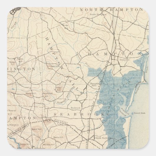 マサチューセッツ州，ニューブリポート スクエアシール (正面)