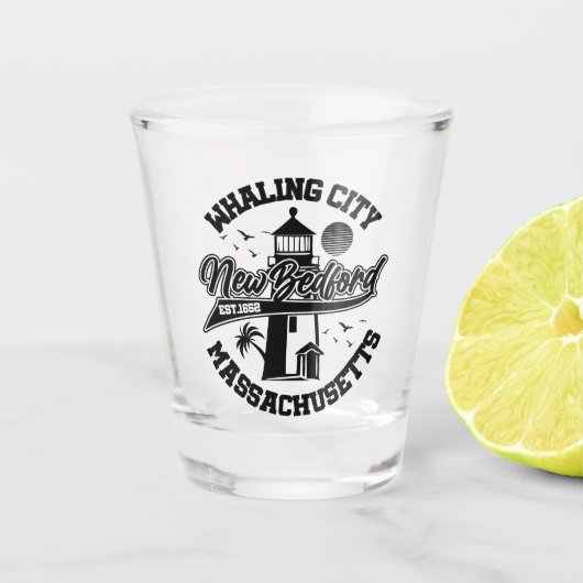 マサチューセッツ州，ニューベッドフォード ショットグラス (正面)