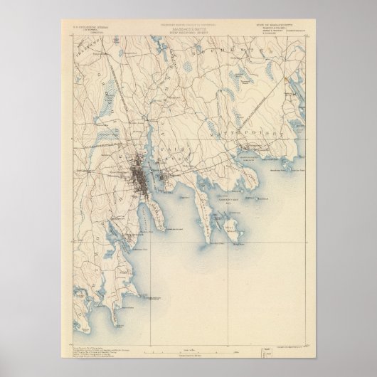 マサチューセッツ州，ニューベッドフォード ポスター (正面)