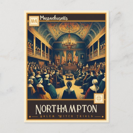 マサチューセッツ州,ノーサンプトン |ヴィンテージ ポストカード (正面)