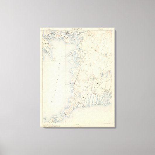 マサチューセッツ州,ファルマス キャンバスプリント (正面)