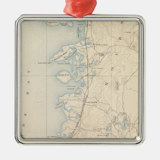 マサチューセッツ州,ファルマス メタルオーナメント (正面)