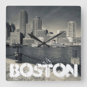 マサチューセッツ州,ボストン,ローウィズワーフ建物 スクエア壁時計 (正面)