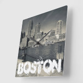 マサチューセッツ州,ボストン,ローウィズワーフ建物 スクエア壁時計 (傾斜)