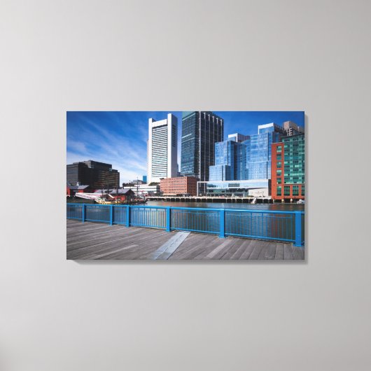 マサチューセッツ州,ボストン,連邦準備銀行 キャンバスプリント (正面)