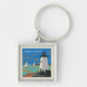マサチューセッツ州,マルタのブドウ園 |灯台 キーホルダー (正面)