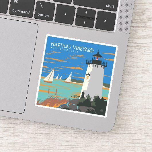 マサチューセッツ州,マルタのブドウ園 |灯台 シール (詳細)