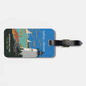 マサチューセッツ州，マルタのブドウ園 |灯台 ラゲッジタグ (裏面横)