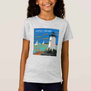 マサチューセッツ州，マルタのブドウ園  灯台 Tシャツ