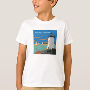 マサチューセッツ州,マルタのブドウ園 灯台 Tシャツ
