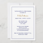 マサチューセッツ州 マーサズ・ヴィニヤード ヴィンテージ マップ #1 ネイビー ブルー 招待状 (裏面)