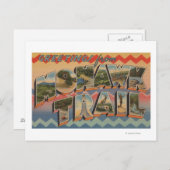 マサチューセッツ州 - モホーク・トレイルからごあいさつ ポストカード (正面/裏面)