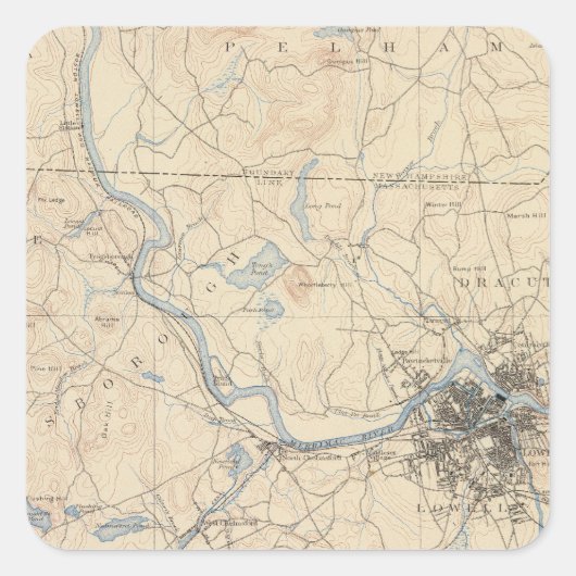 マサチューセッツ州,ローエル スクエアシール (正面)