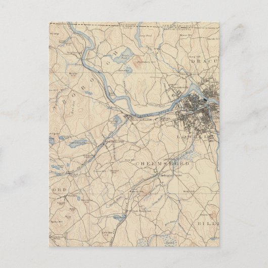 マサチューセッツ州,ローエル ポストカード (正面)