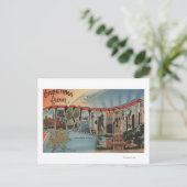 マサチューセッツ州(州首都/花) ポストカード (スタンド正面)